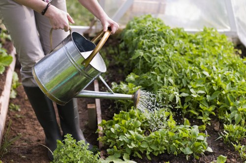 Garden waste being removed in Battersea